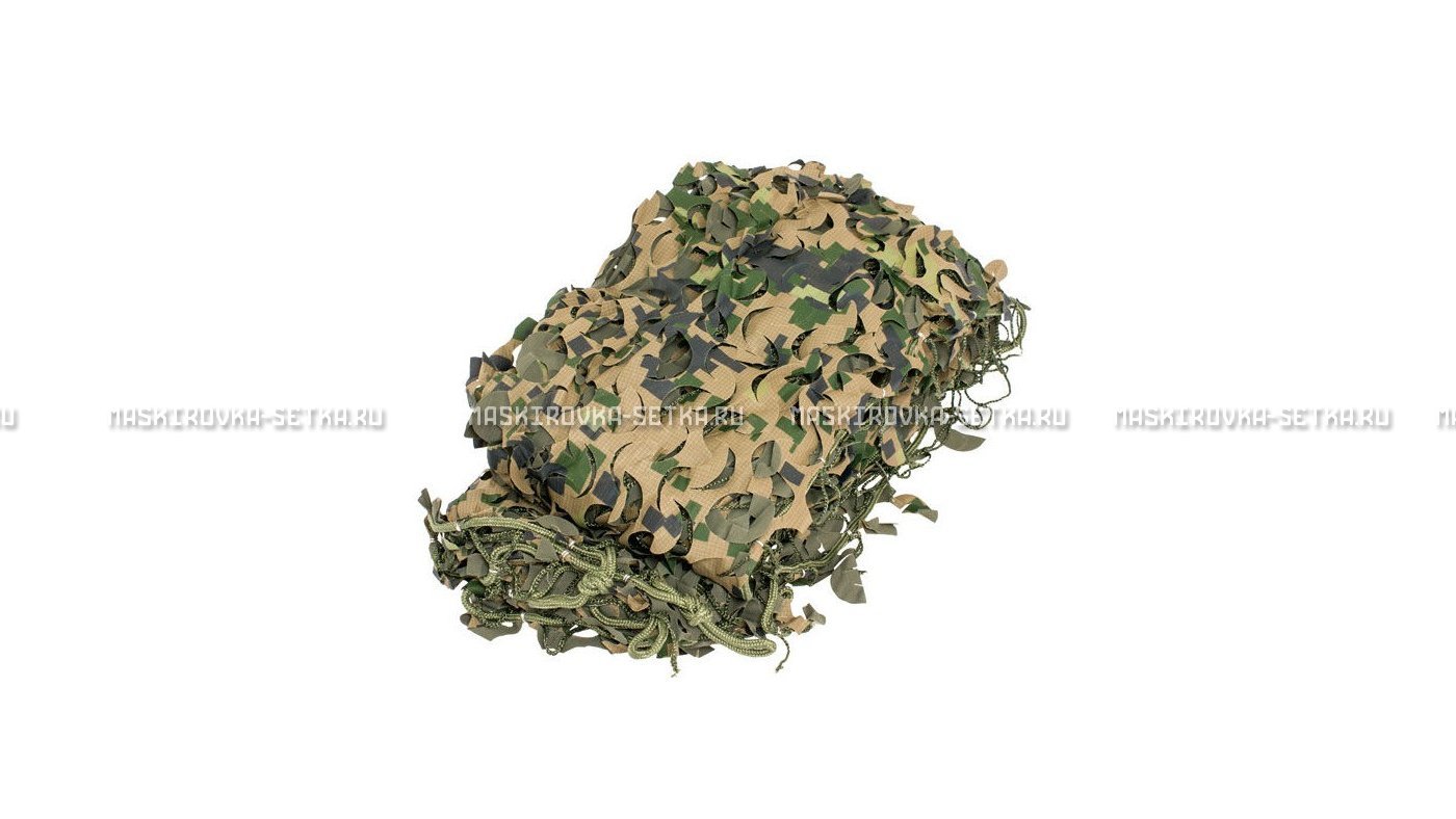 Массеть Camosystems Пейзаж-Профи Лес 3D 1,8х6 м  – купить по цене 7700 руб. в интернет-магазине в городе Ижевск картинка 6
