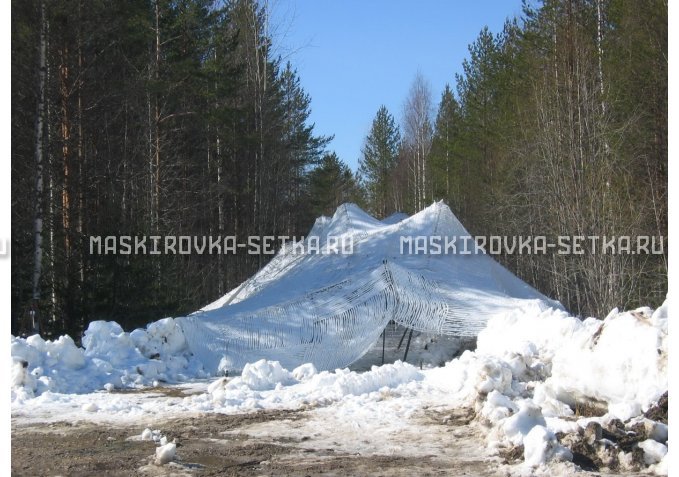 Маскировочная сеть МКТ-2С Снег 3х6 м – купить по цене 4400 руб. в интернет-магазине в городе Ижевск картинка 3