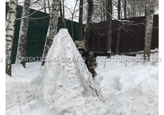 Маскировочная сеть МКТ-2С Снег 3х6 м – купить по цене 4400 руб. в интернет-магазине в городе Ижевск картинка 2